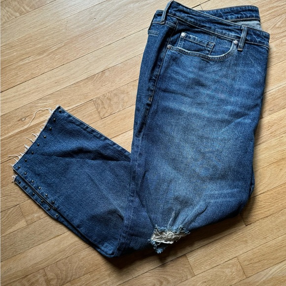 NWOT Studded Straight High-Rise Jean - Picture 9 of 13